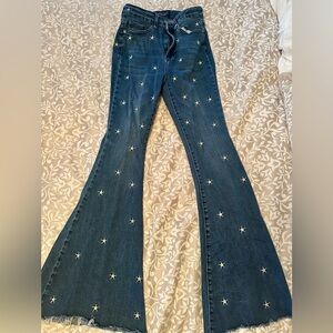 Judy Blue Star Jeans Super Flare 7/28